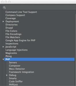 Phpstorm Einstellungen für PHPUnit - PHP Server